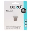 BEXO B-318 USB2.0 Flash Memory - 32GB (گارانتی داده پردازی آواتک) مشکی